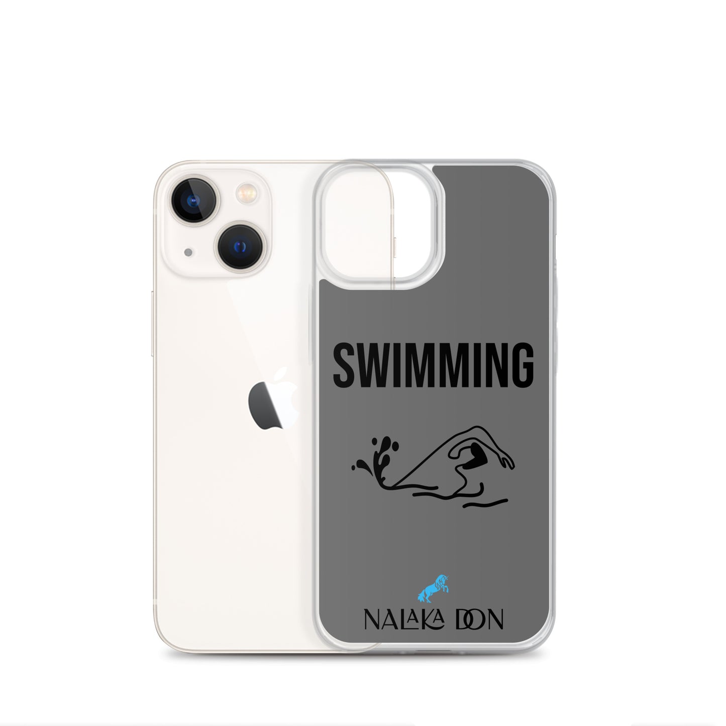 Swimming - Clear Case for iPhone®