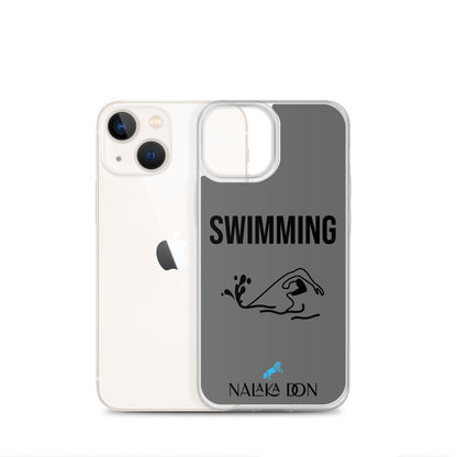 Swimming - Clear Case for iPhone®