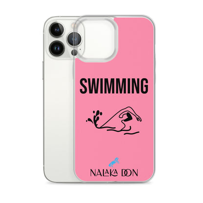 Swimming - Clear Case for iPhone®