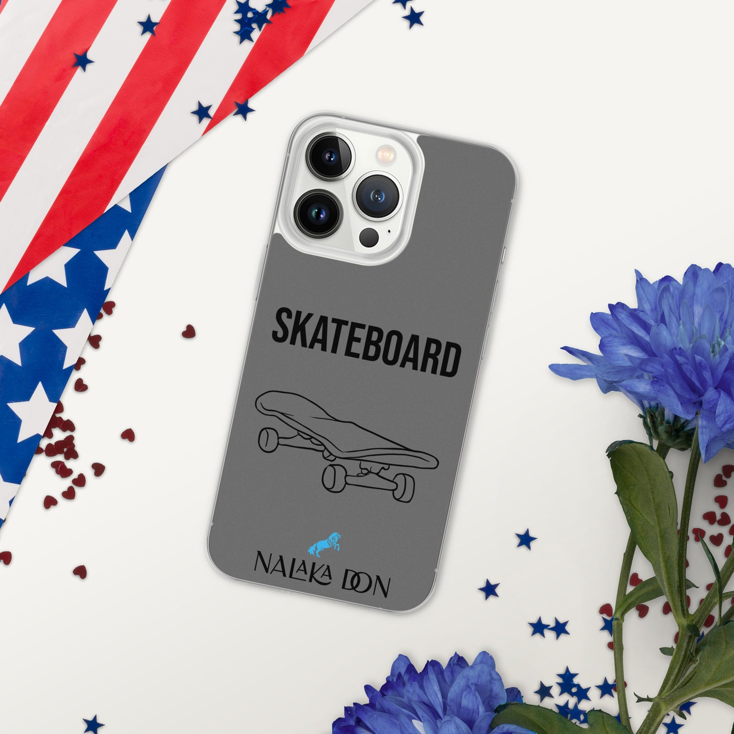 Skateboard - Clear Case for iPhone®