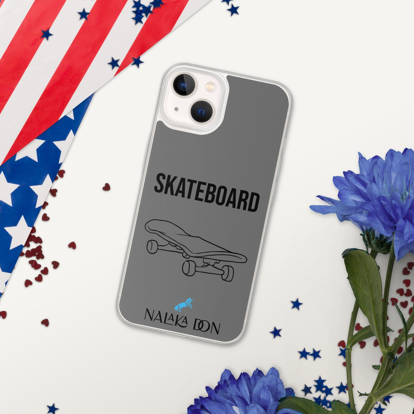 Skateboard - Clear Case for iPhone®
