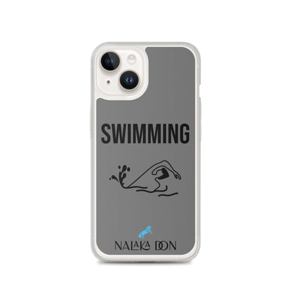 Swimming - Clear Case for iPhone®