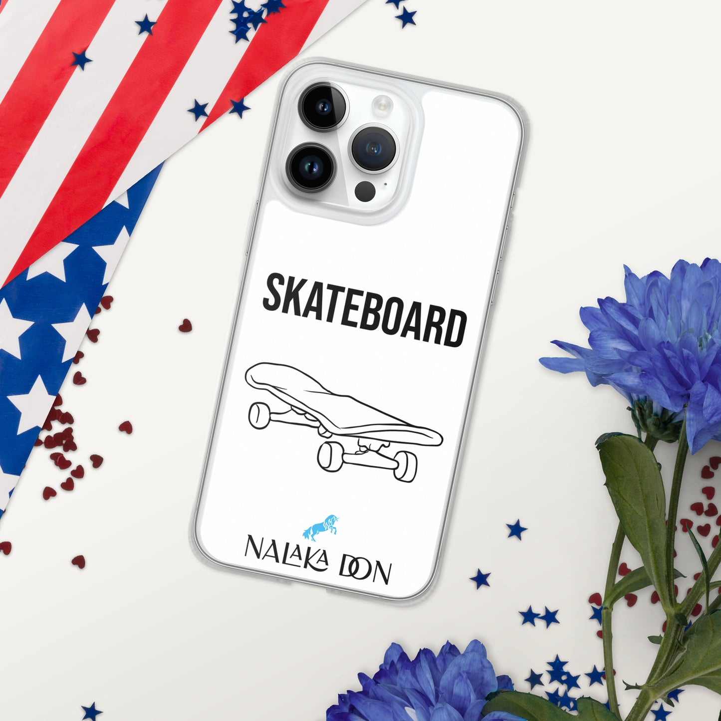 Skateboard - Clear Case for iPhone®