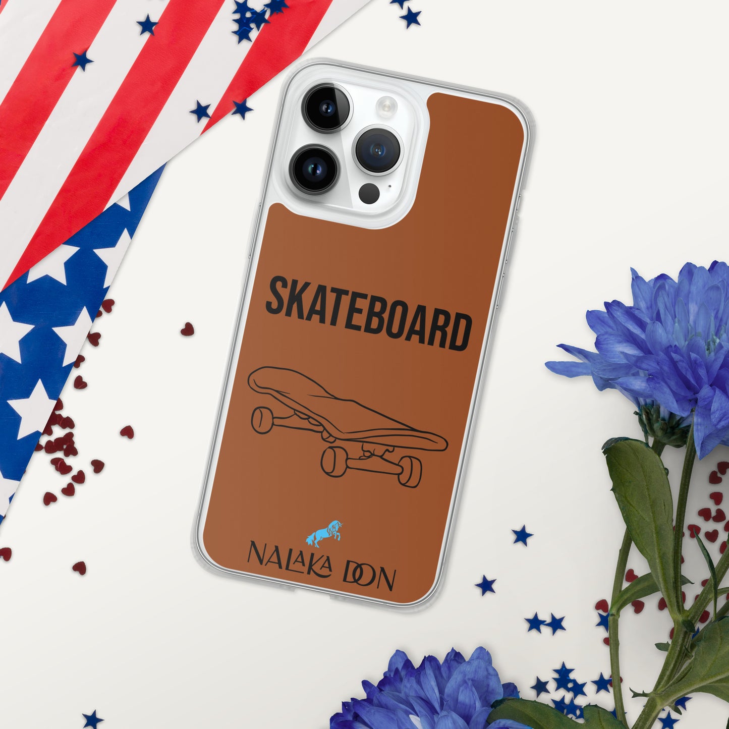 Skateboard - Clear Case for iPhone®