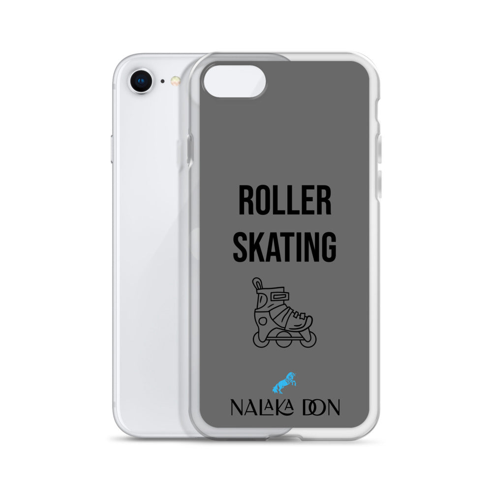 Roller Skating - Clear Case for iPhone®
