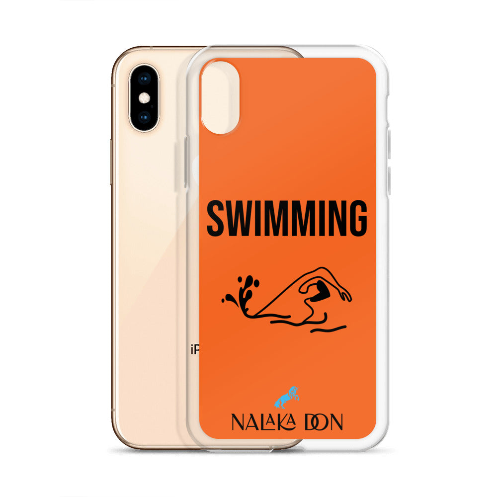Swimming - Clear Case for iPhone®