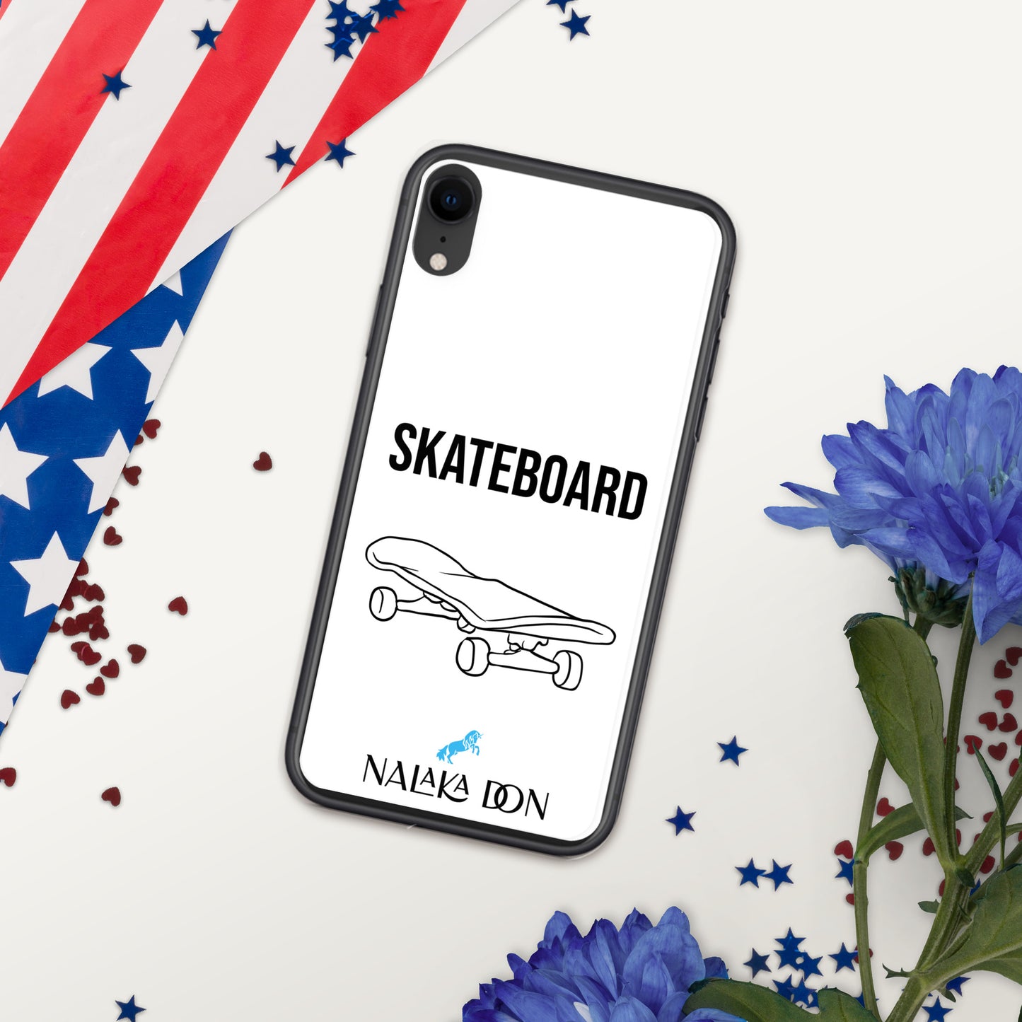 Skateboard - Clear Case for iPhone®