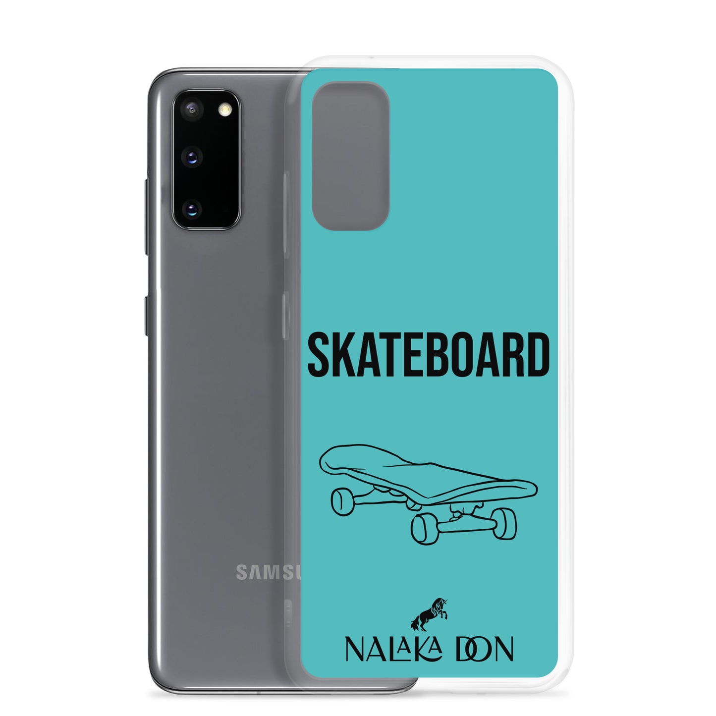 Skateboard - Clear Case for Samsung®
