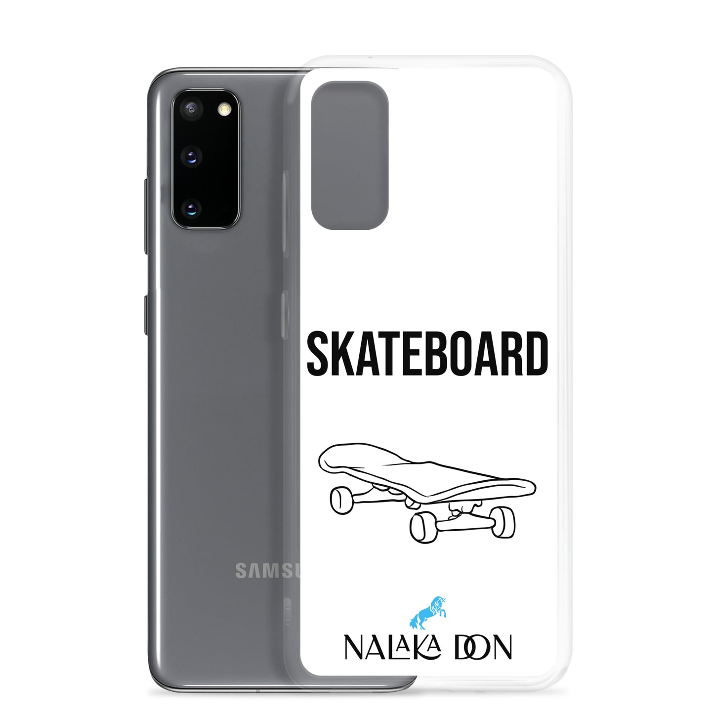 Skateboard - Clear Case for Samsung®