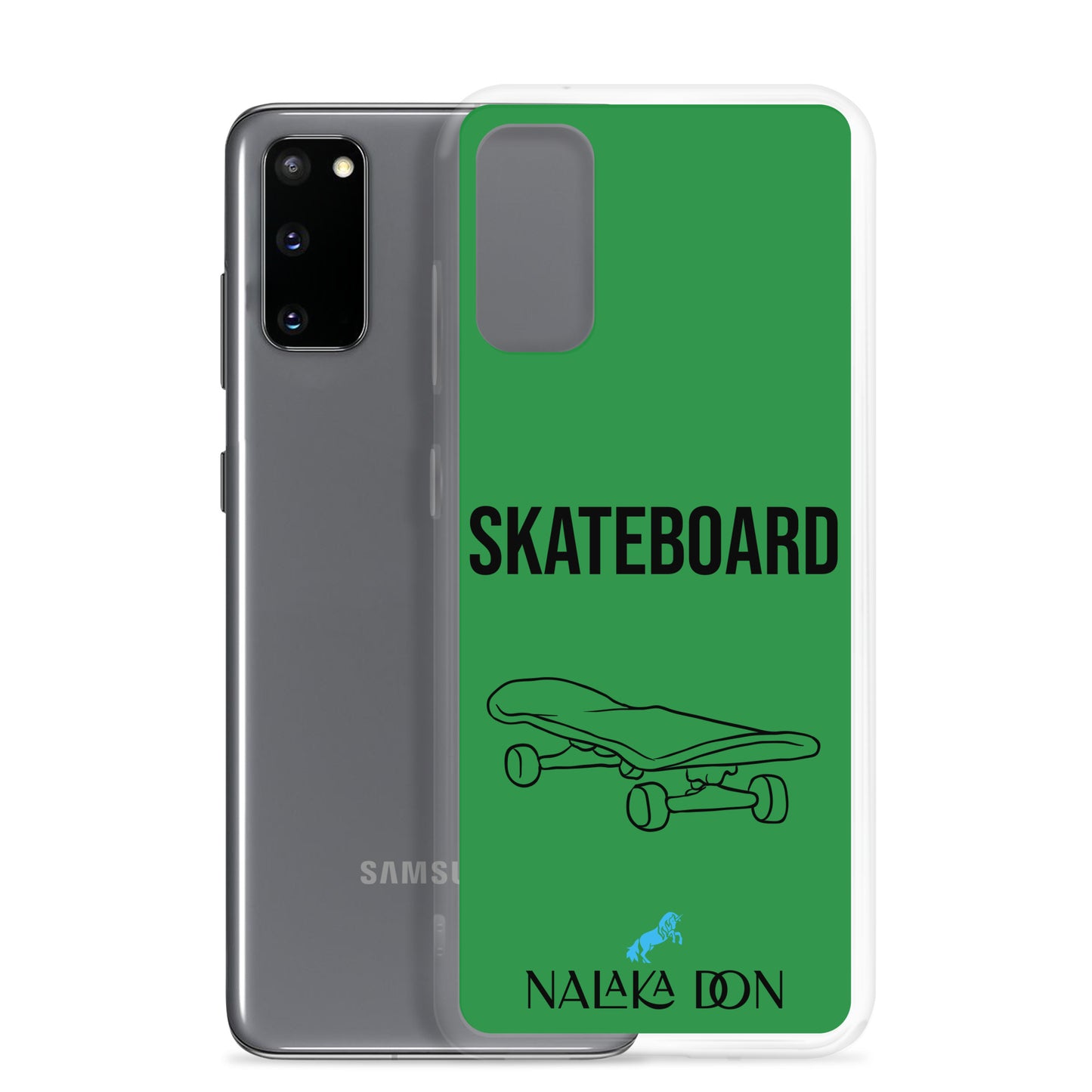 Skateboard - Clear Case for Samsung®