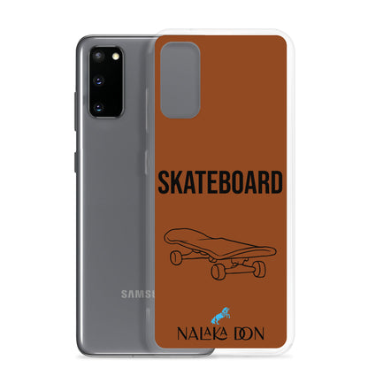 Skateboard - Clear Case for Samsung®