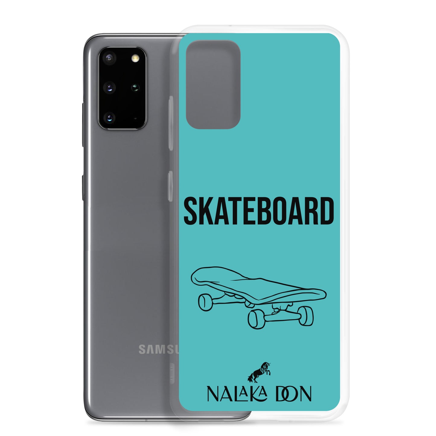 Skateboard - Clear Case for Samsung®