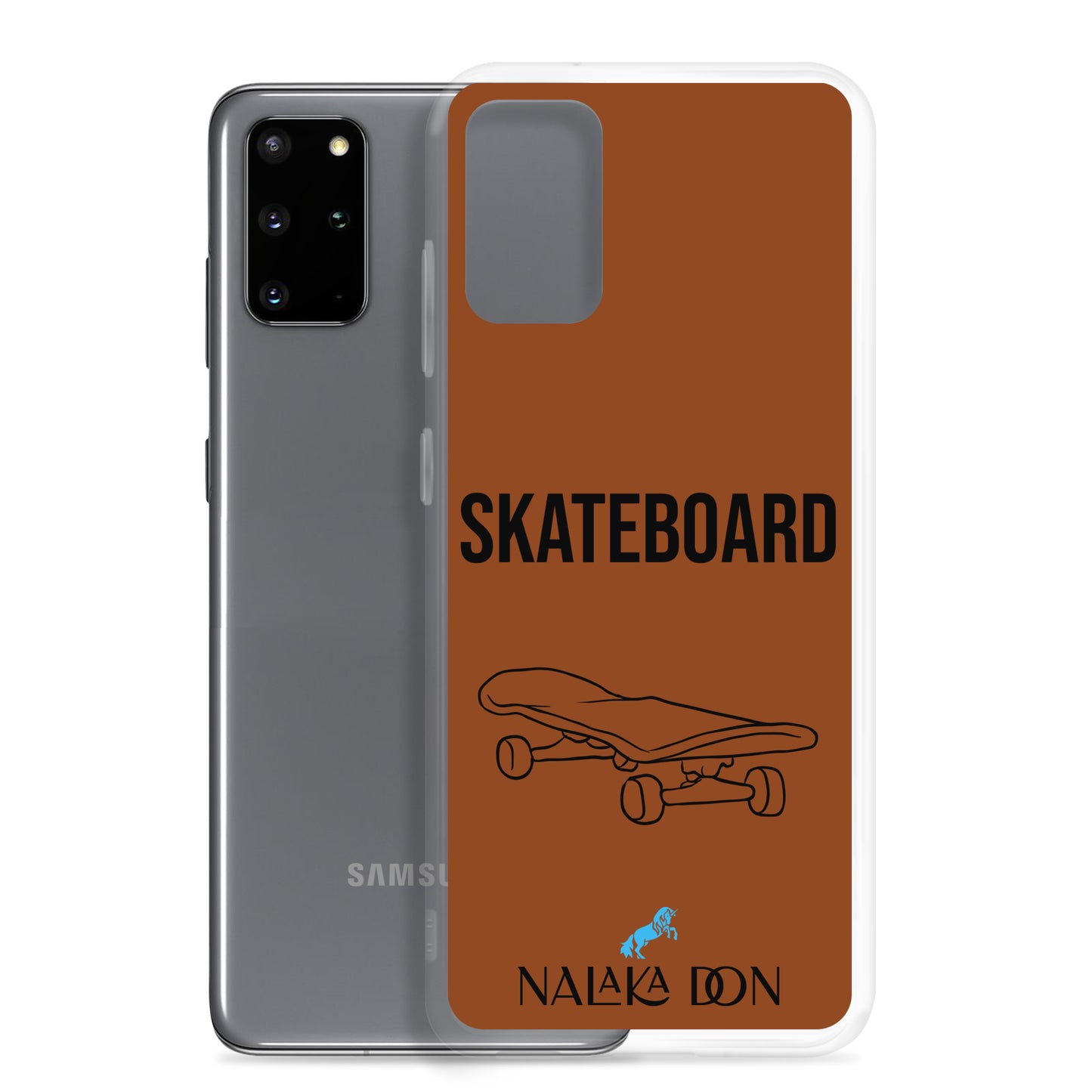Skateboard - Clear Case for Samsung®