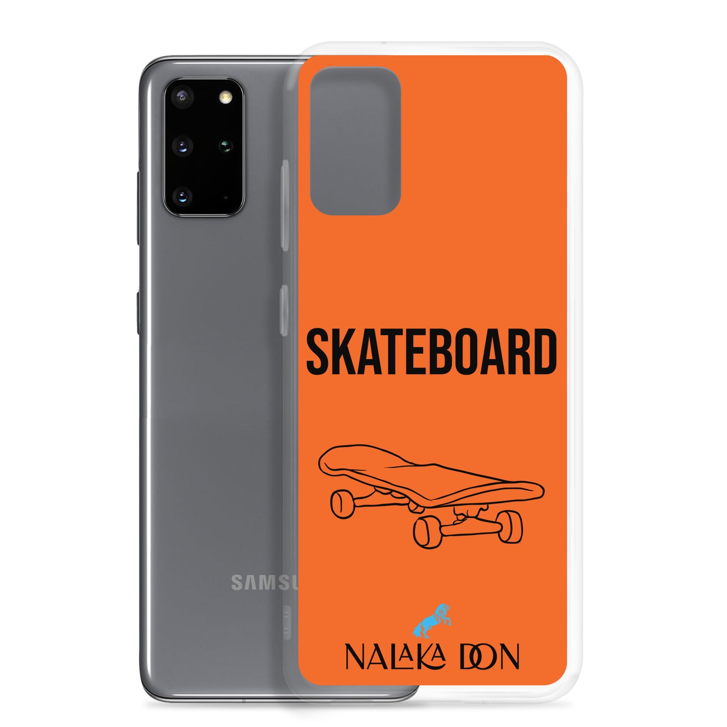Skateboard - Clear Case for Samsung®