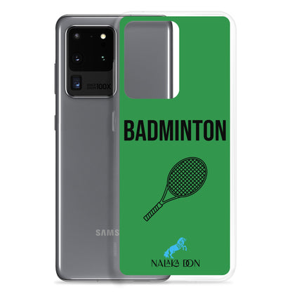 Badminton - Clear Case for Samsung®
