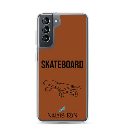Skateboard - Clear Case for Samsung®