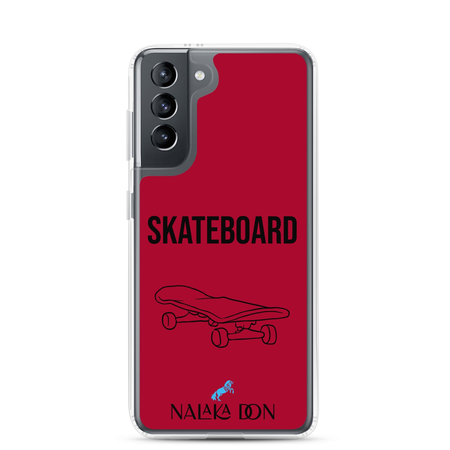 Skateboard - Clear Case for Samsung®