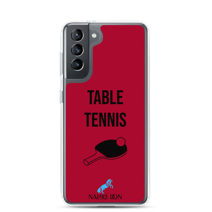 Table Tennis - Clear Case for Samsung®