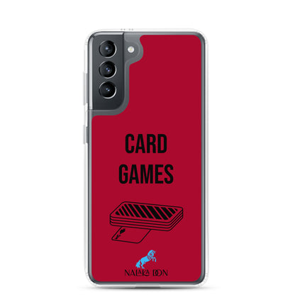 Card Games - Clear Case for Samsung®