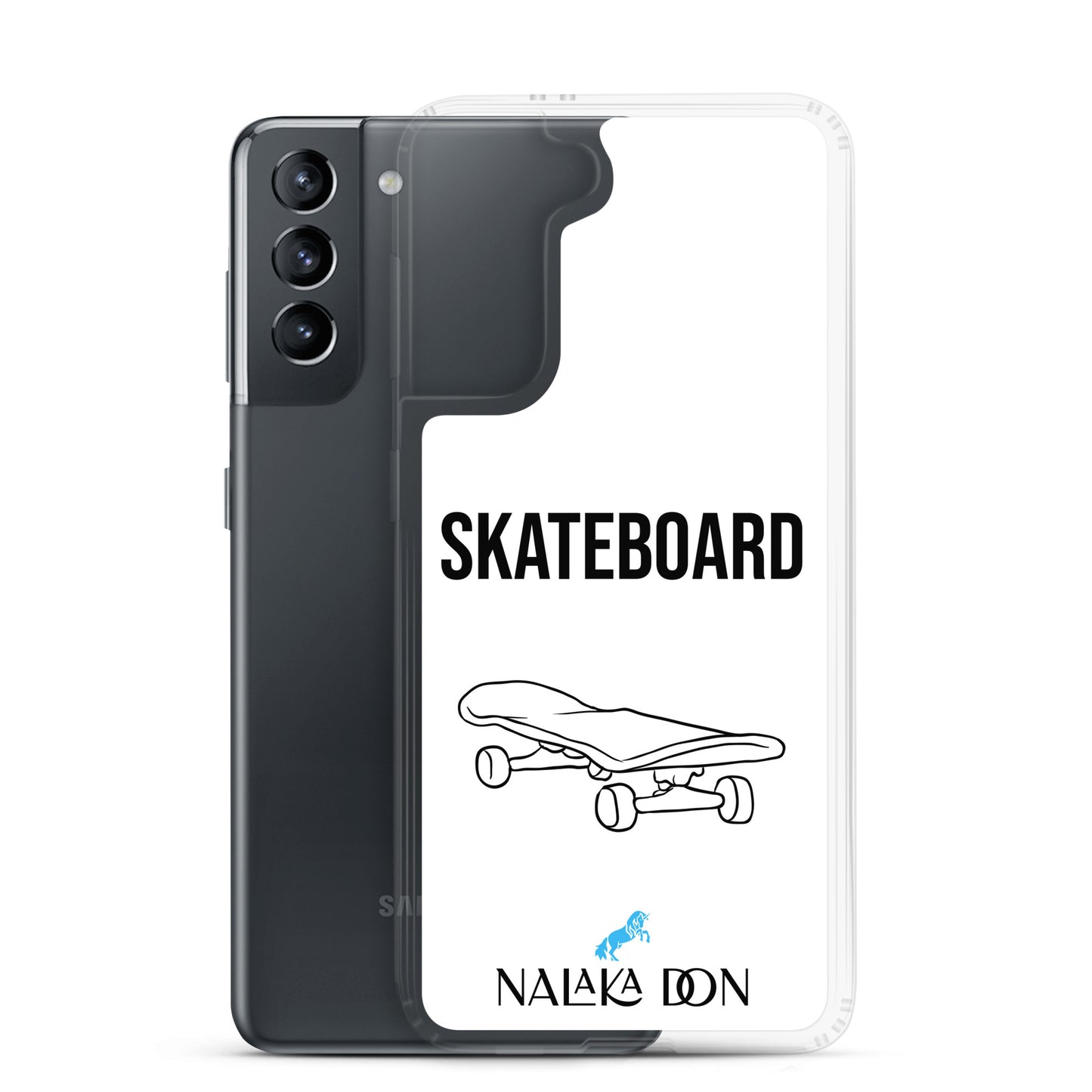 Skateboard - Clear Case for Samsung®