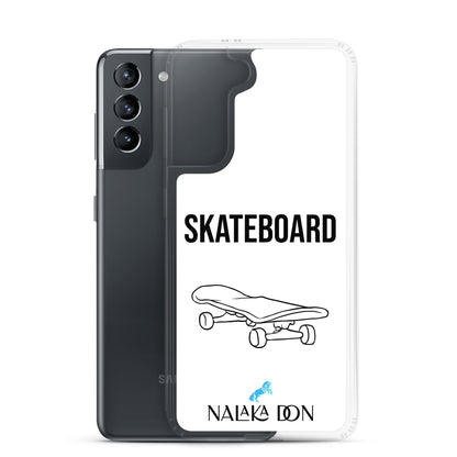 Skateboard - Clear Case for Samsung®