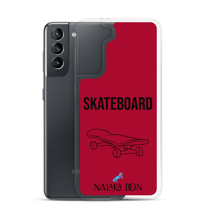 Skateboard - Clear Case for Samsung®