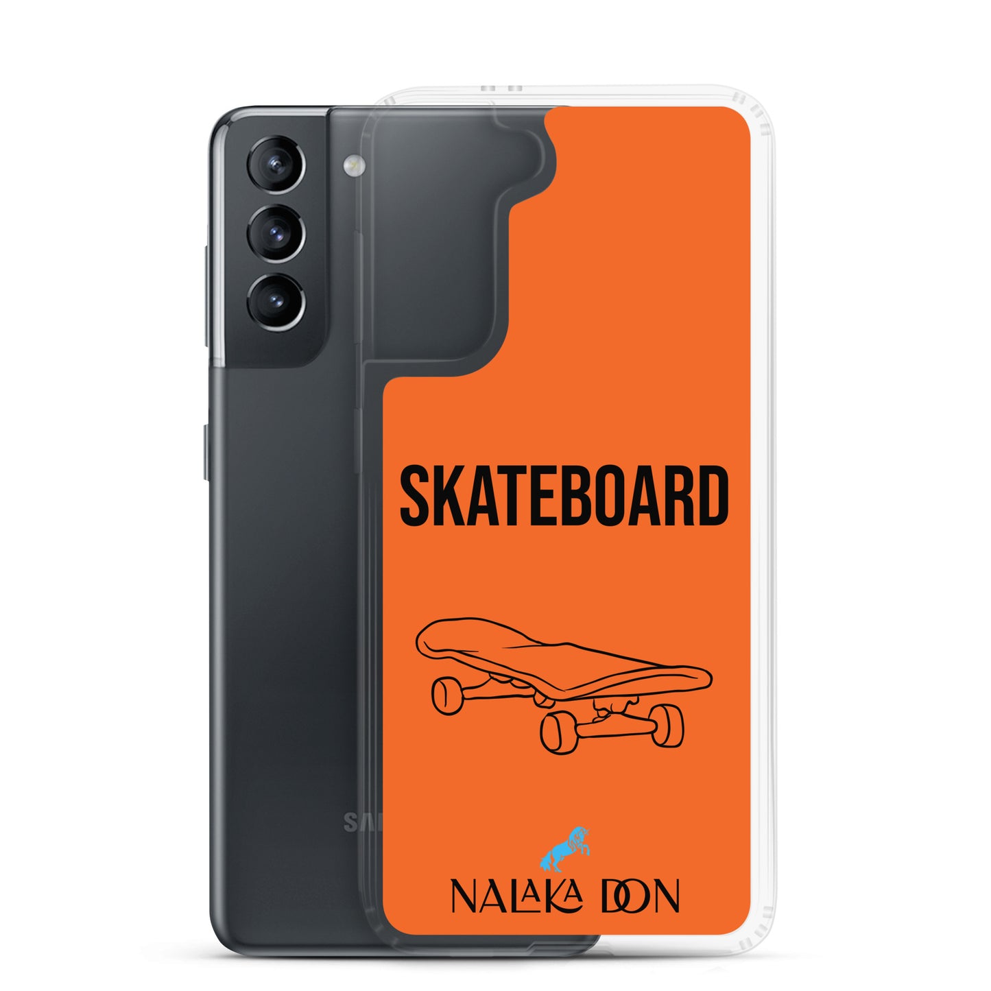 Skateboard - Clear Case for Samsung®