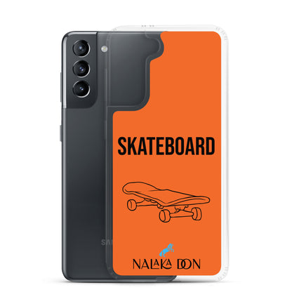 Skateboard - Clear Case for Samsung®