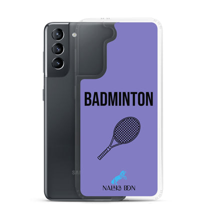 Badminton - Clear Case for Samsung®