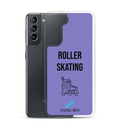 Roller Skating - Clear Case for Samsung®