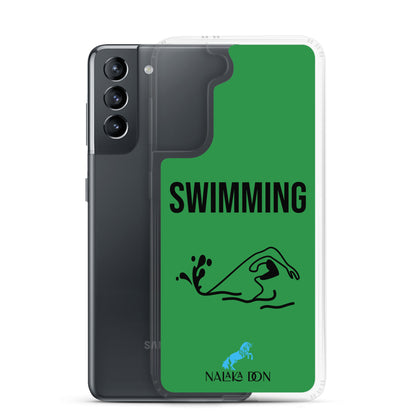Swimming - Clear Case for Samsung®
