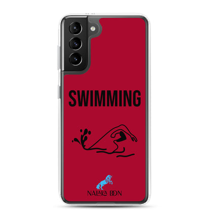 Swimming - Clear Case for Samsung®