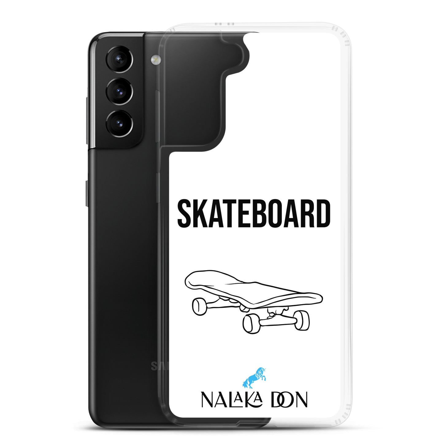 Skateboard - Clear Case for Samsung®