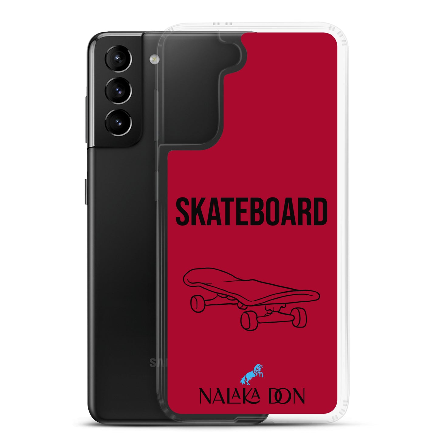 Skateboard - Clear Case for Samsung®