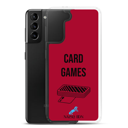 Card Games - Clear Case for Samsung®