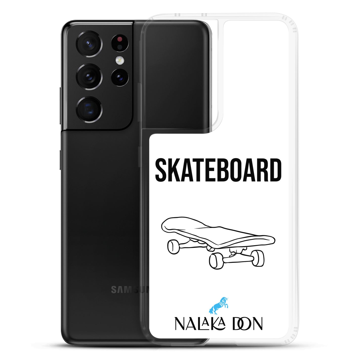Skateboard - Clear Case for Samsung®