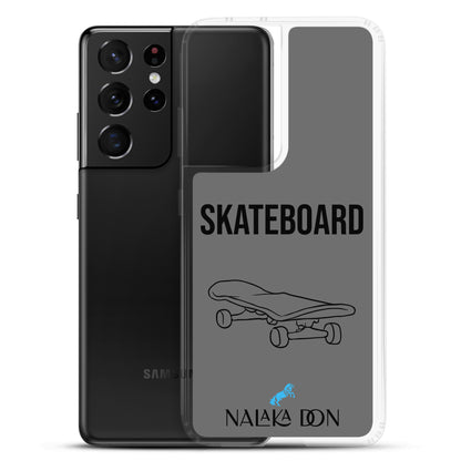 Skateboard - Clear Case for Samsung®
