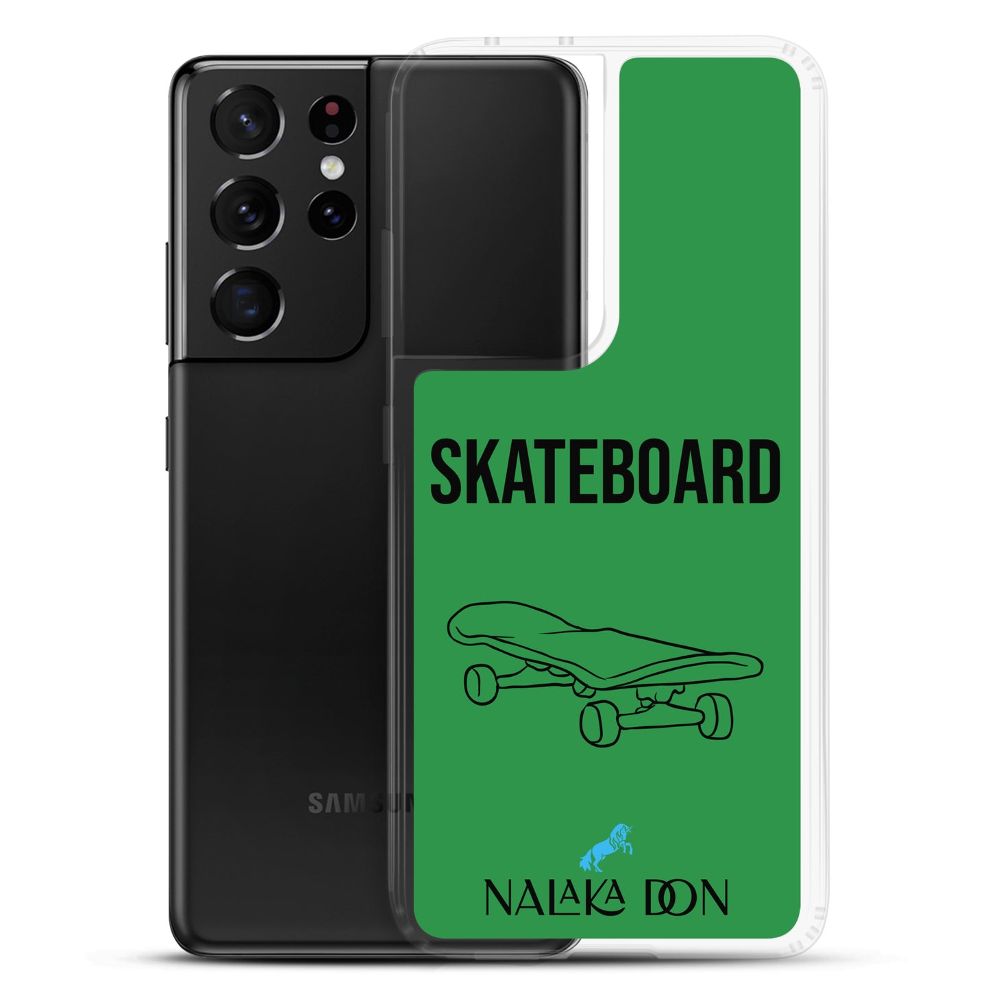 Skateboard - Clear Case for Samsung®