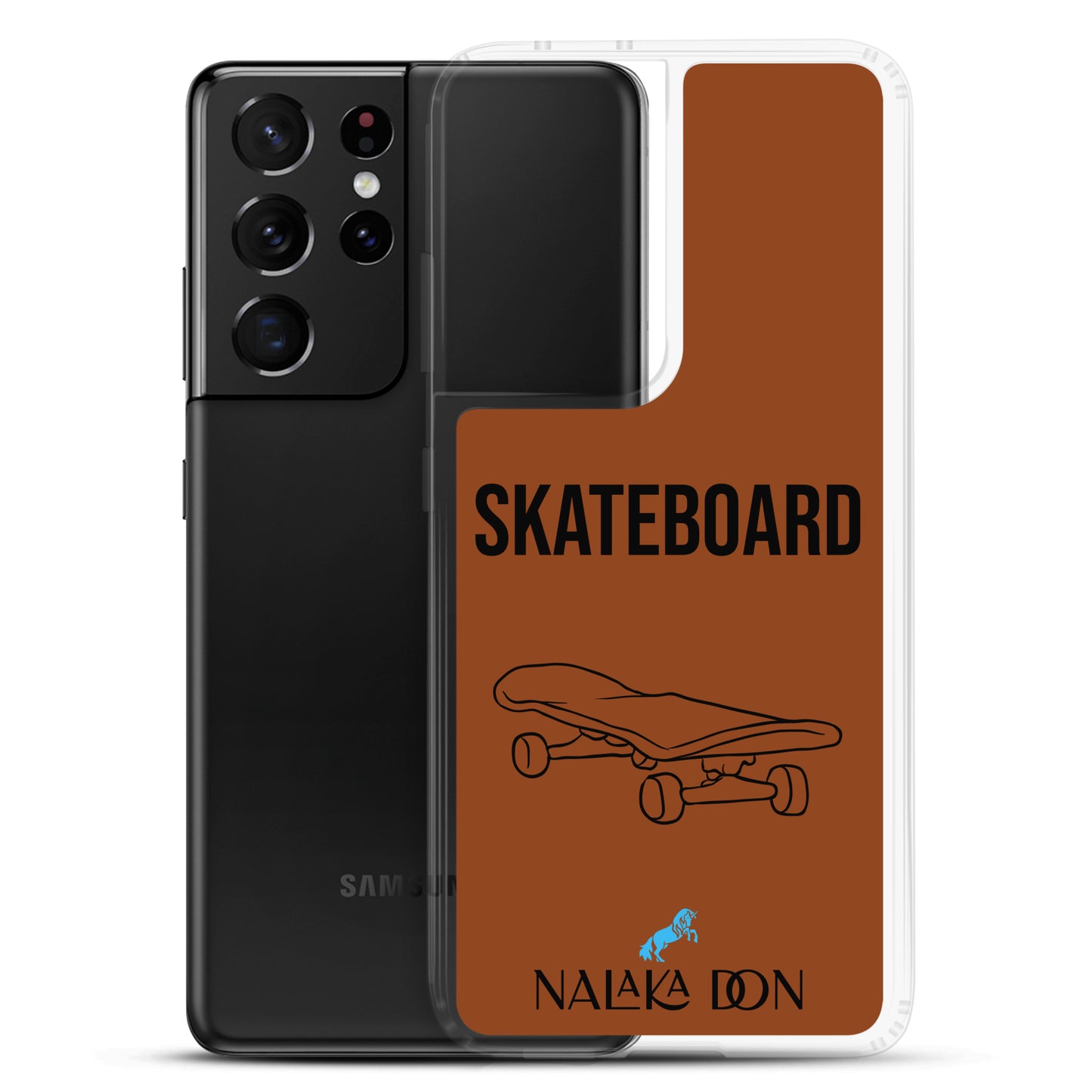 Skateboard - Clear Case for Samsung®