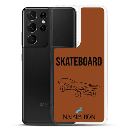 Skateboard - Clear Case for Samsung®