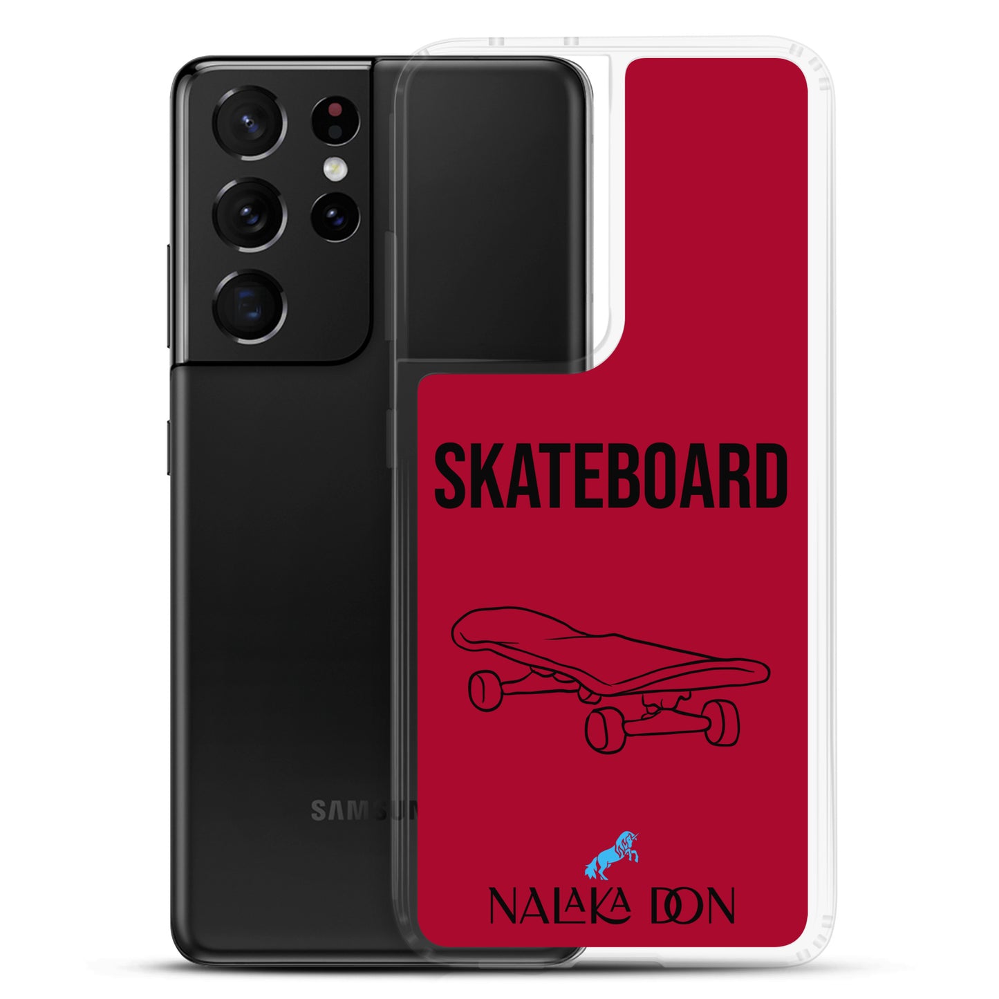 Skateboard - Clear Case for Samsung®