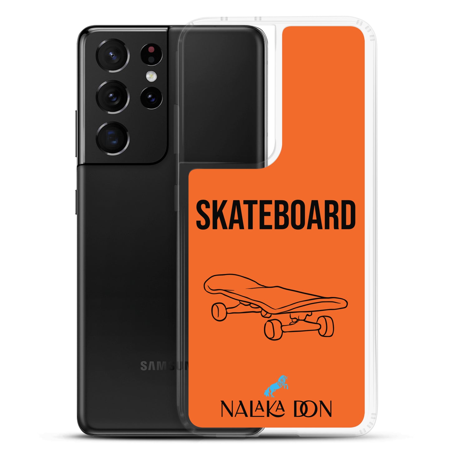 Skateboard - Clear Case for Samsung®