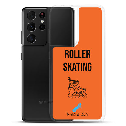 Roller Skating - Clear Case for Samsung®
