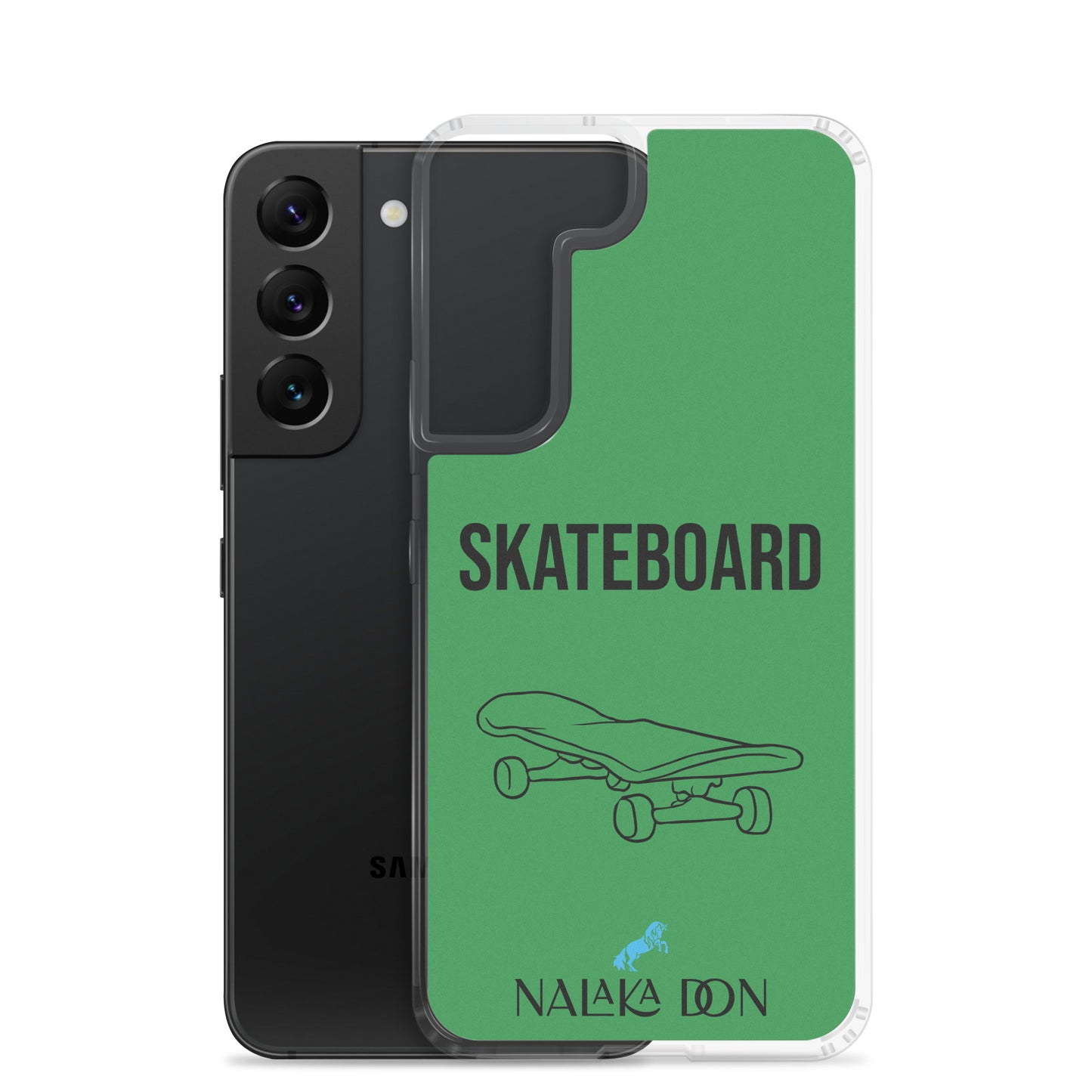 Skateboard - Clear Case for Samsung®