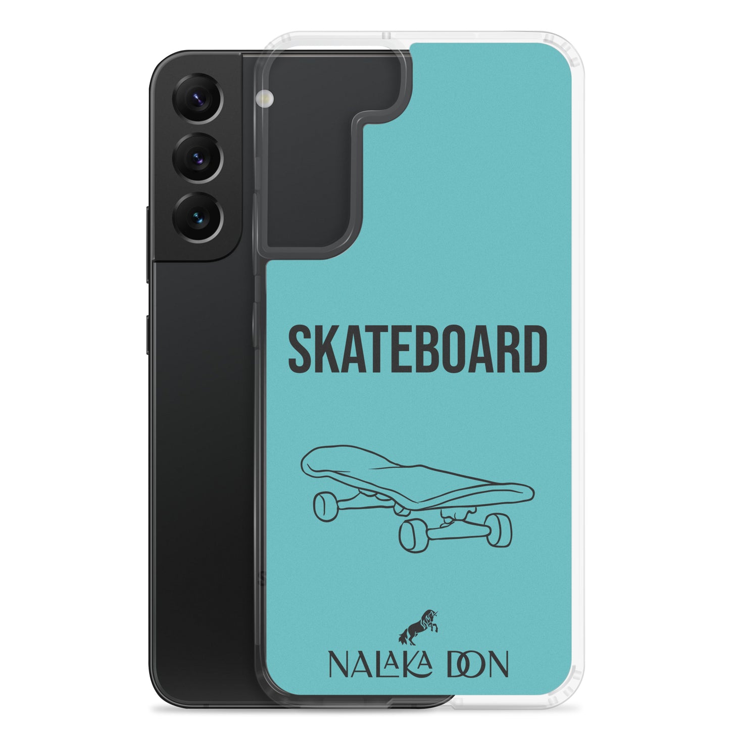 Skateboard - Clear Case for Samsung®