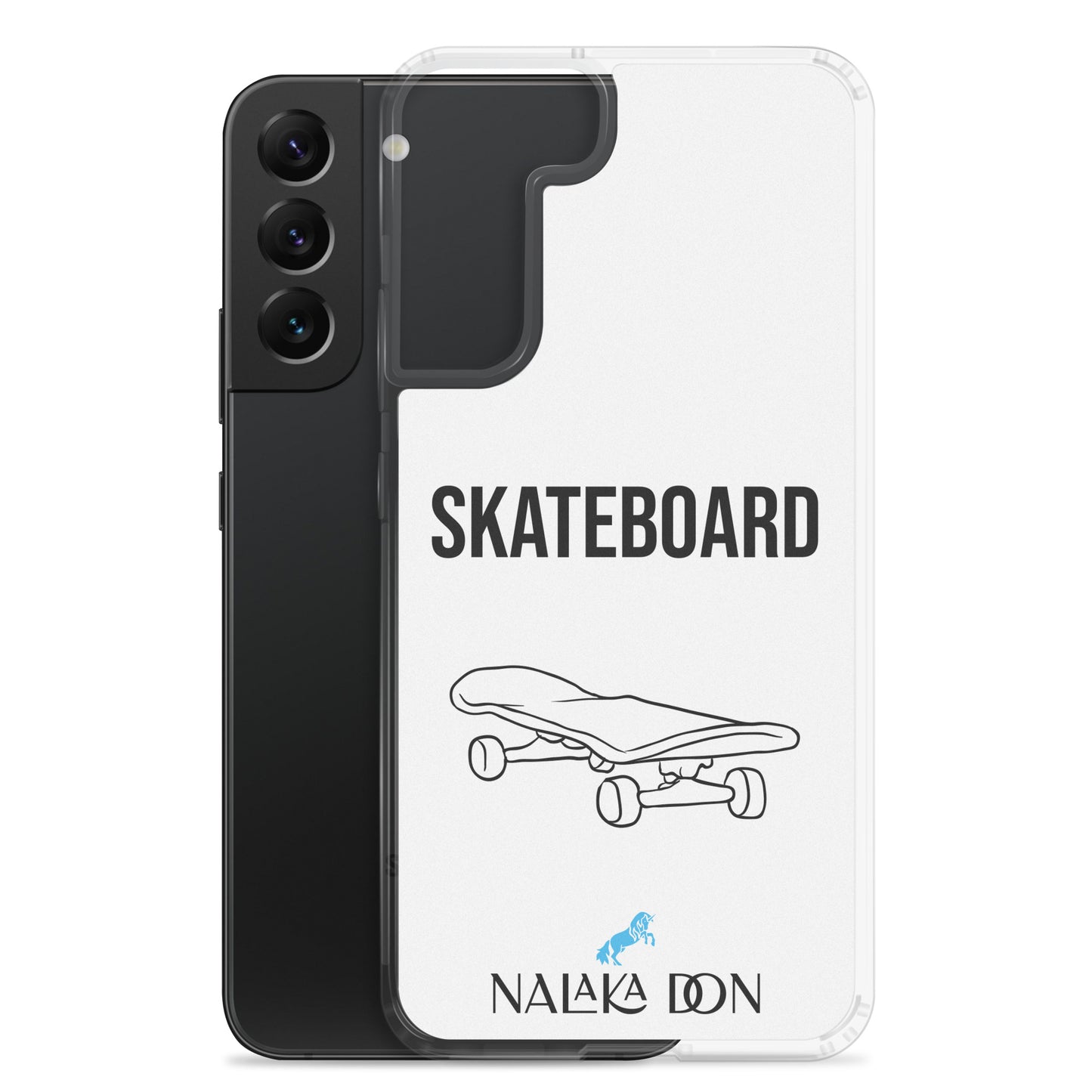 Skateboard - Clear Case for Samsung®