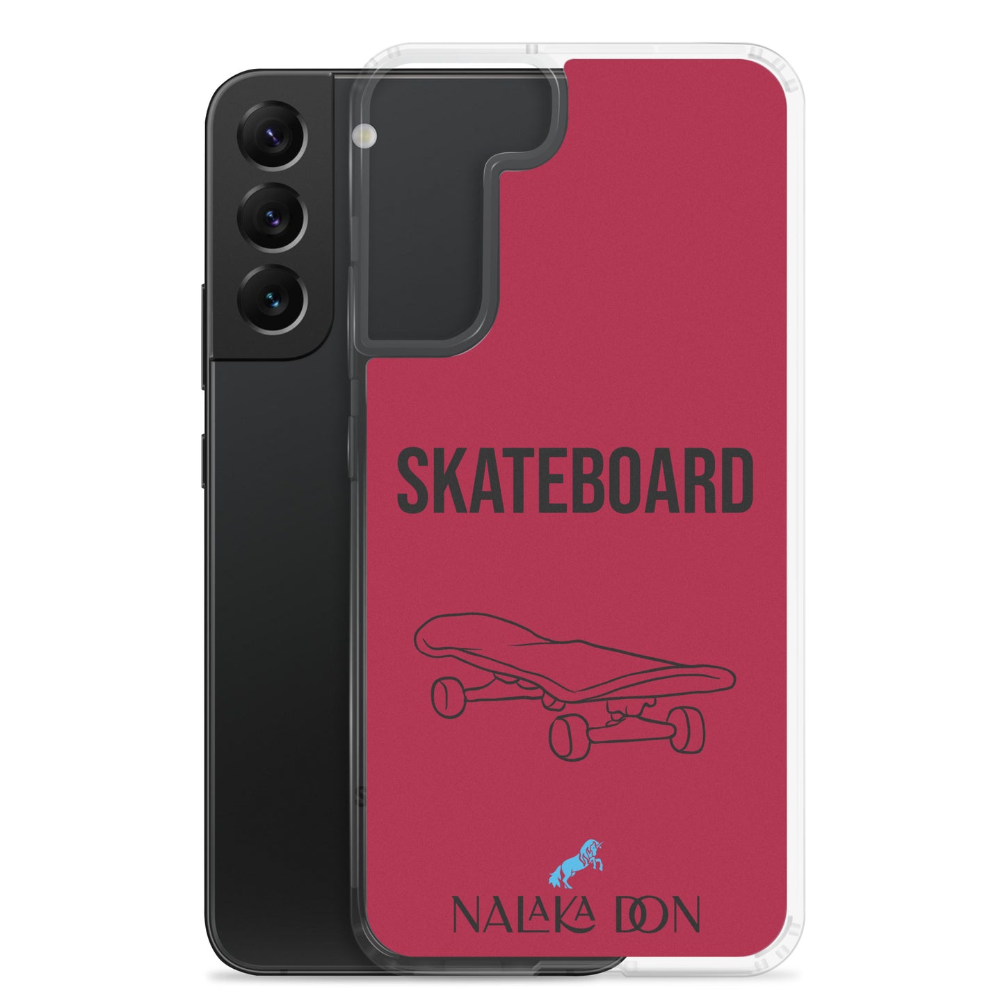 Skateboard - Clear Case for Samsung®