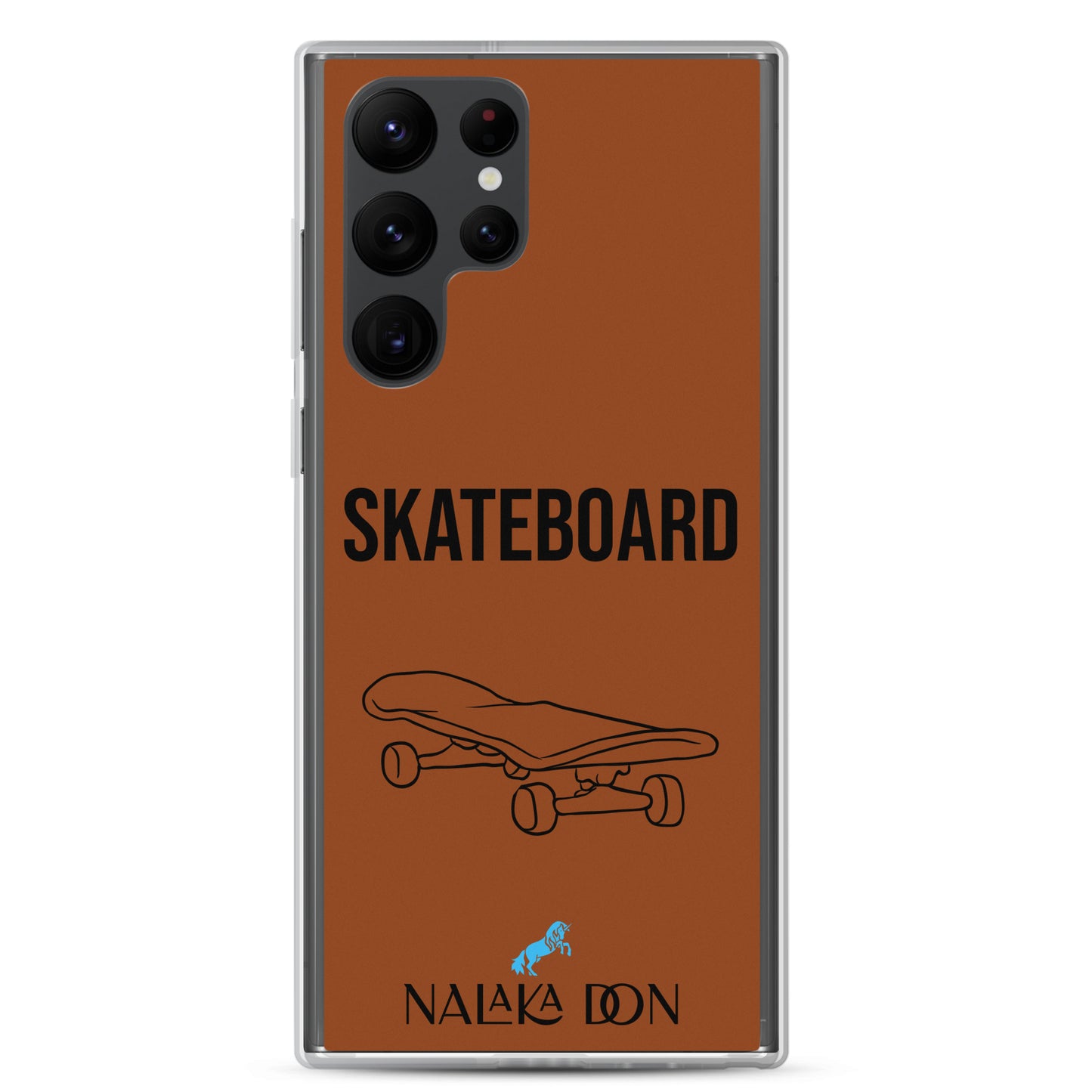 Skateboard - Clear Case for Samsung®
