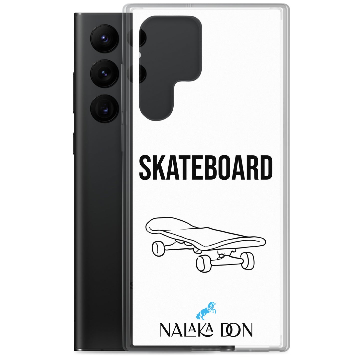 Skateboard - Clear Case for Samsung®