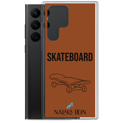 Skateboard - Clear Case for Samsung®